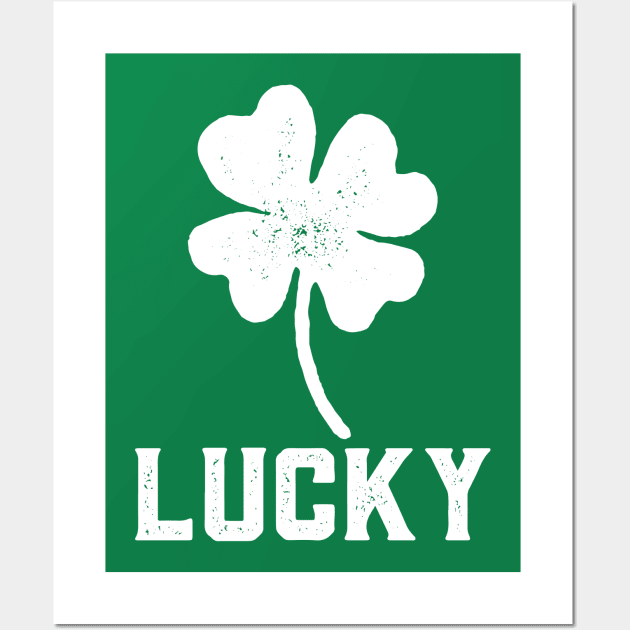 Lucky 4-Leaf Clover for This St. Patrick's Day Wall Art by Contentarama